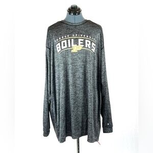 Purdue University Boilers long sleeved sport tek shirt 3XL NWT 94